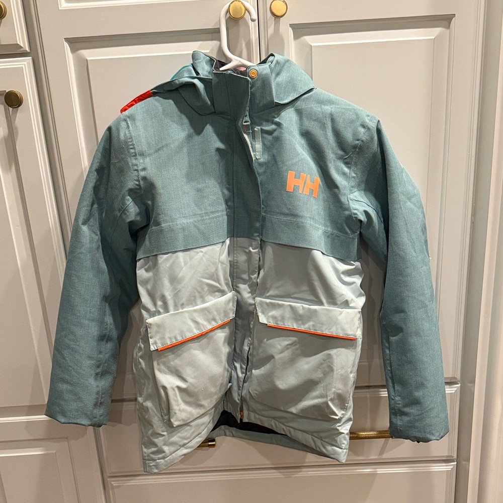 Helly Hansen Youth Teal Ski Jacket